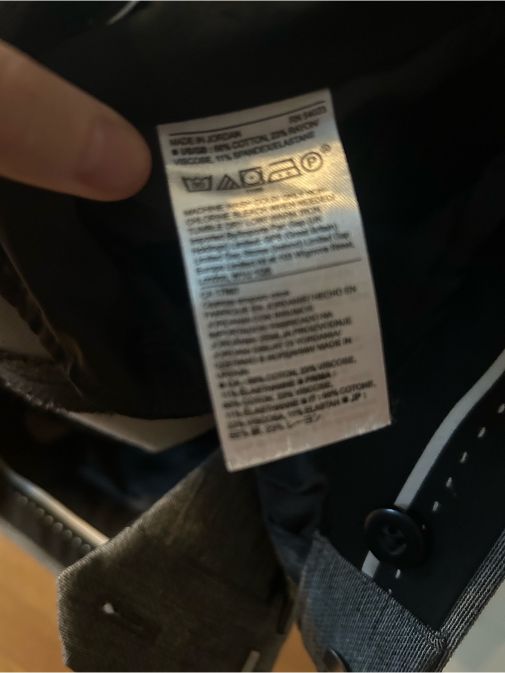 Banana Republic Charcoal Gray Dress Pants - Picture 4 of 5